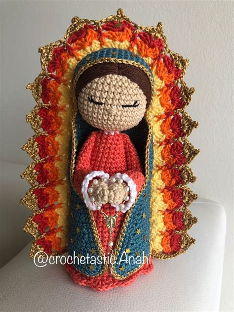 Virgen De Guadalupe Nossa Senhora De Guadalupe Ganchillo Amigurumi