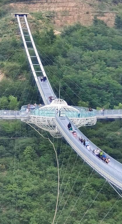 Haizhaigou Ufo Glass Footbridge