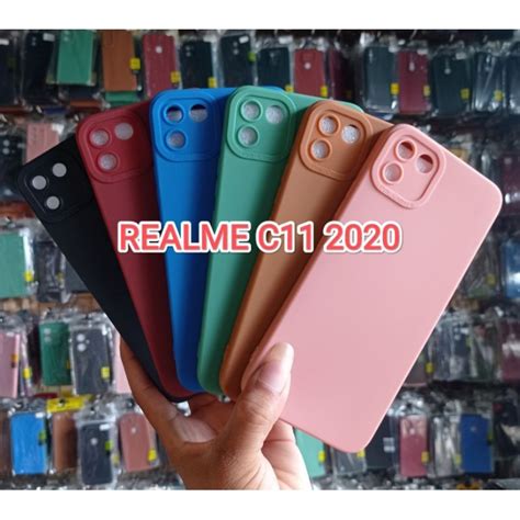 Jual SOFTCASE CASING HP REALME C11 2020 SILIKON TPU MACARON PRO CAMERA