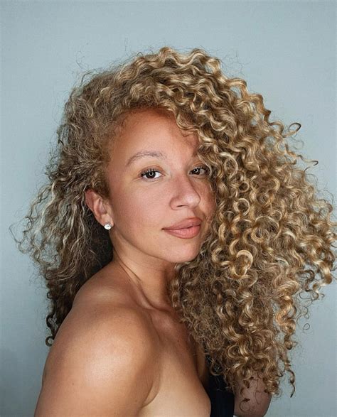 Blonde Girl With Curly Hair