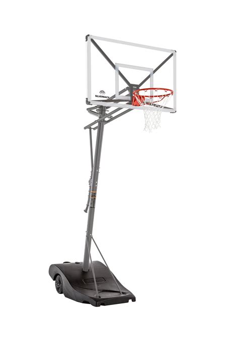 Silverback Sbx 54 In Backboard Portable Basketball Height Adjustable