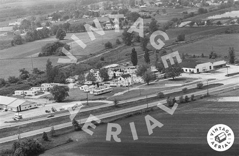 Vintage Aerial Ohio Huron County Phu