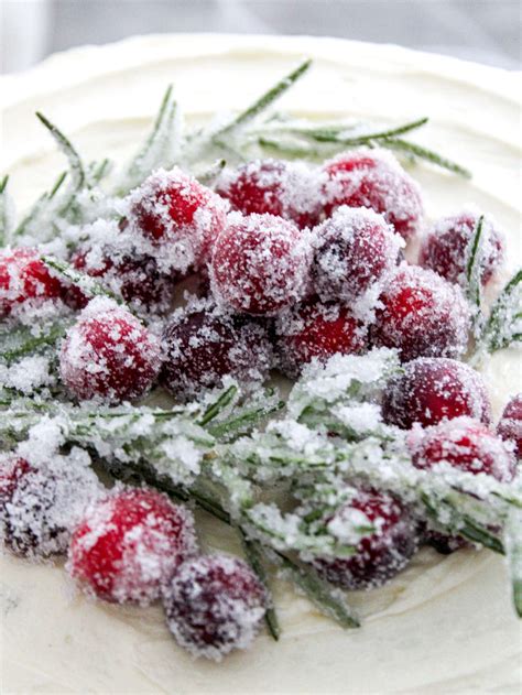 How To Make Sugared Cranberries And Sugared Rosemary Eats Delightful