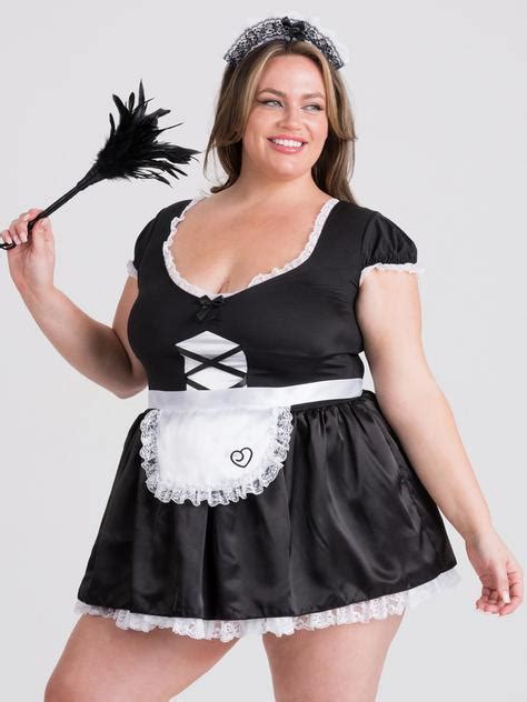 Lovehoney Fantasy Plus Size French Maid Luxe Costume Lovehoney Uk