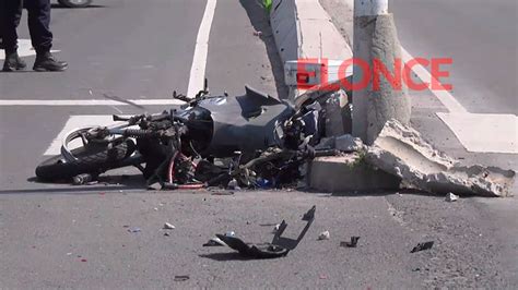 Grave Accidente En El Acceso Sur Joven Motociclista Herida En Tremendo