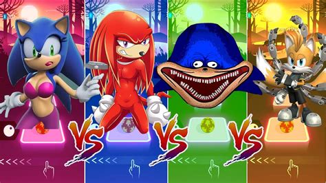 Hot Sonica Female Vs Knuckles Echidna Vs Shin Sonic Tapes Vs Tails Nine