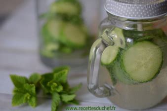 Eau P Tillante Aromatis E Menthe Concombre