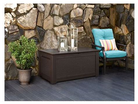 Rubbermaid Patio Chic ™ Storage Bench Deck Box