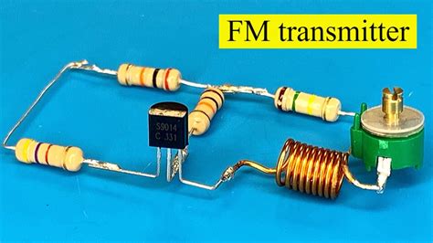 1 Km Fm Transmitter Circuit Diagram Fm Transmitter Circuit Youtube