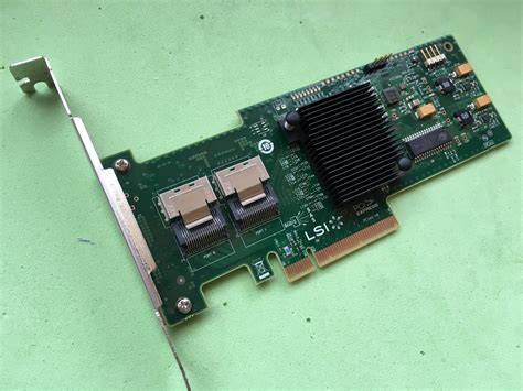 LSI SAS 9210 8i 8 Port 6Gb S PCIe HBA RAID SATA Controller Card EBay