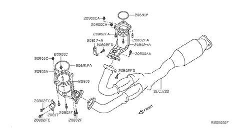 208a3 9n70a Genuine Nissan 208a39n70a Converter Assy Catalyst
