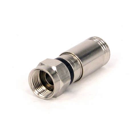 Conector Metálico para Cabo Coaxial Compressão Rg06 Interneed