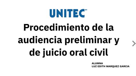 Procedimiento De La Audiencia Preliminar Y De Juicio Oral Civil By On Prezi