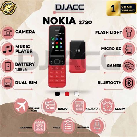 Nokia Flip Dual Sim Garansi Hp Jadul Nokia Jadul Lipat Lazada