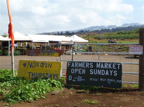 Maui Jungalow Maui Nui Farm Kula Farmers Market