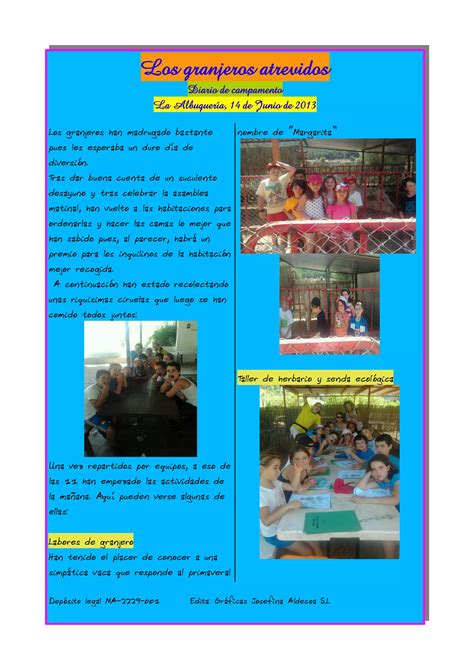 Diario Campamento Pdf