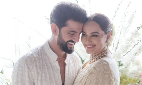 Sonakshi Sinha Zaheer Iqbal Are Now Official Married Actress Shares Wedding Pics With