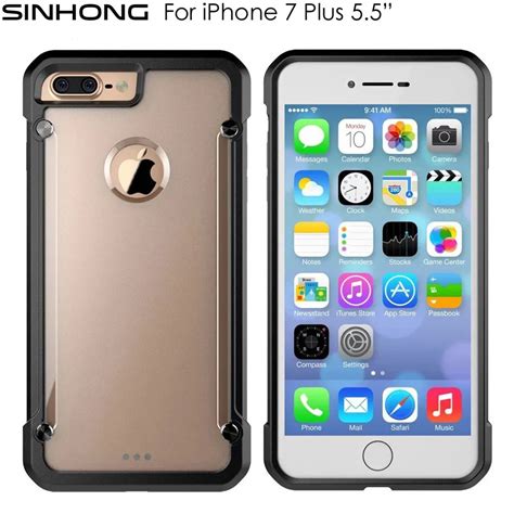 Aliexpress.com : Buy Shockproof Hard Phone Case For iPhone 6 7 8 Plus Cover Back Clear Matte ...