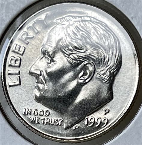 P Roosevelt Us Dime Gem Choice Brilliant Uncirculated Ms