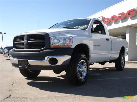 2006 Bright White Dodge Ram 2500 St Regular Cab 4x4 47767486 Photo 7 Car