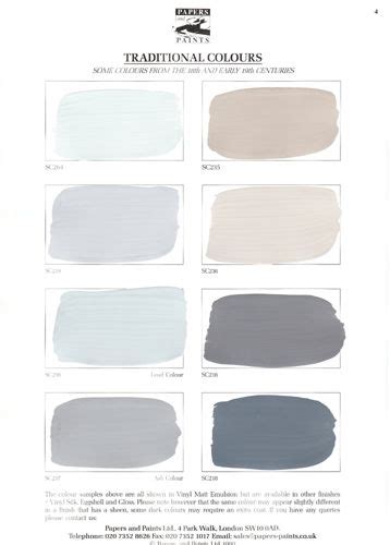 Porter Paint Color Chart