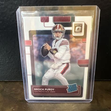 2022 Panini Donruss Rated Rookie Optic Brock Purdy Rc Ebay