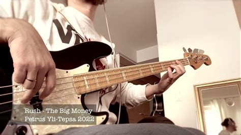 Rush The Big Money Bass Cover Youtube