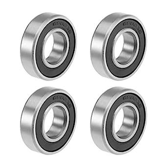 Uxcell Deep Groove Ball Bearings Z2 10mm X 22mm X 6mm Double Sealed