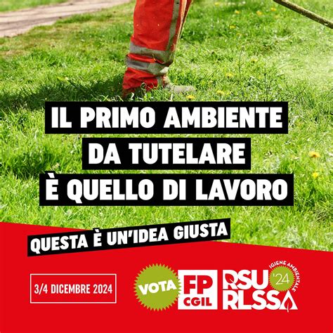 Igiene Ambientale Il 3 E Il 4 Dicembre 2024 Alle Elezioni Delle RSU E