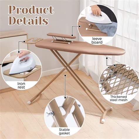 Foldable Ironing Board Extra Wide 4415 Luxury Heavy