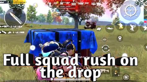 Full Squad Rush On The Drop😱😰🤯 Bgmi Funny Gameplay Solo Vs Squad