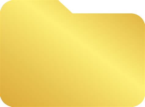 Gold Folder Icon 11934385 PNG