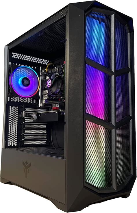 GOLOOK Komputer Stacjonarny Do Gier LED RGB AMD Ryzen 3 3200G 16