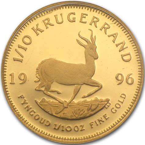 Gold Tenth Ounce Krugerrand Coin From South Africa Online Coin Club