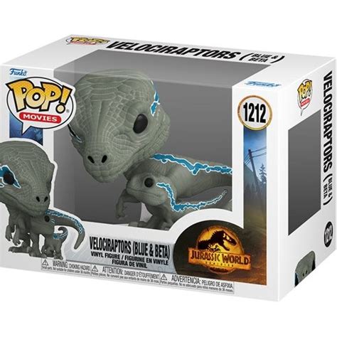 Funko Pop Velociraptor Blue Beta Jurassic Park Dominion 1212