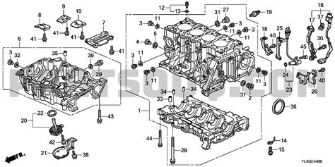 CYLINDER BLOCK OIL PAN DI ESEL Honda ACCORD TOURER 17TL4C01 General