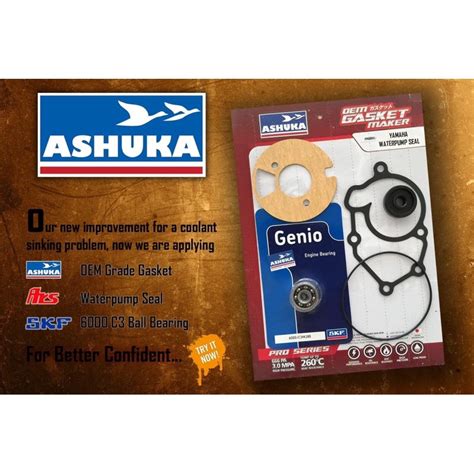 ASHUKA WATERPUMP WATER PUMP OIL SEAL SET Y16ZR LC135 Y15ZR NVX