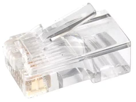 Conector Rj45 Cat 6 Sin Cubierta 100 Pzas Meses Sin Interés