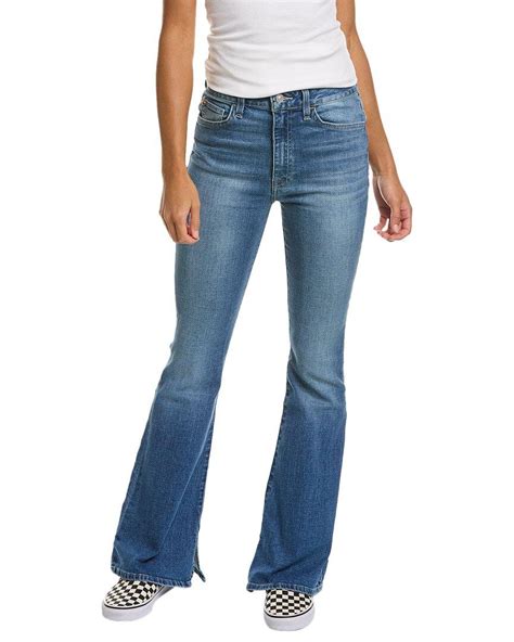 Hudson Jeans Heidi Bubbly High Rise Flare Jean In Blue Lyst