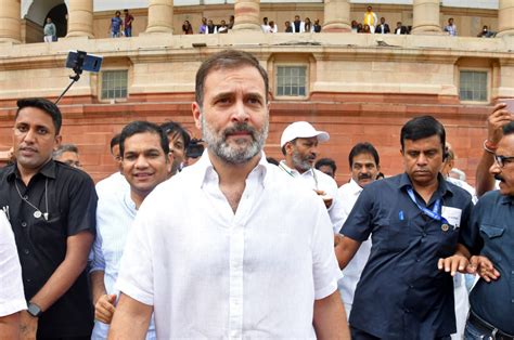 Opposition Leader Rahul Gandhi Reinstated To Indias Parliament After