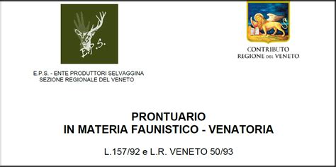 Prontuario In Materia Faunistico Venatoria