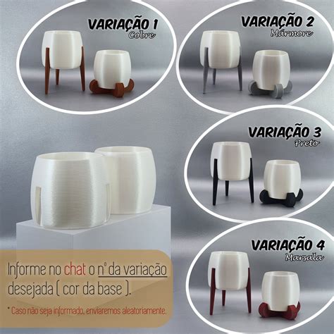 Kit Vasos Vasinhos Cachepot E Furo Drenagem Para Cactos E Suculentas