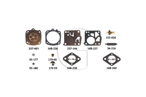 Original Membranen RB KIT für Vergaser HS TILLOTSON 3