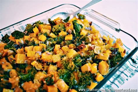 Butternut Squash And Kale Casserole