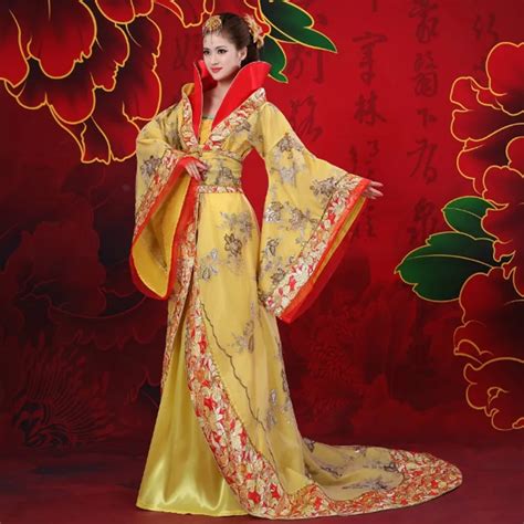 Chinese Folk Dance Hanfu Dress Retro Tang Dynasty Princess Cosplay Stage Wear Asian Traditional