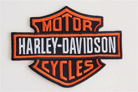 37 Sewn On HARLEY DAVIDSON MOTORCYCLE ROCKER BACK PATCHES