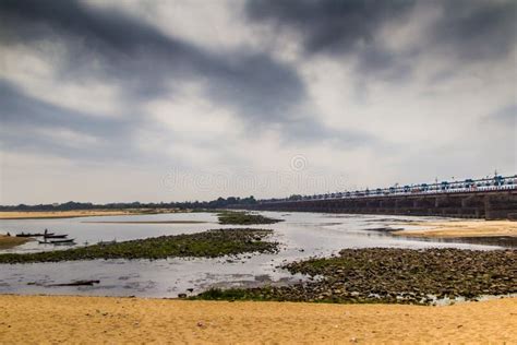 Landscape And Damodar River Bardhaman West Bengal India Stock Image