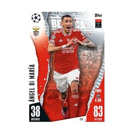 Sale Cards Ángel Di María SL Benfica Match Attax 23 24 Topps