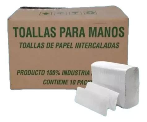 Toallas Papel Intercaladas Manos Blancas 2500u Reales