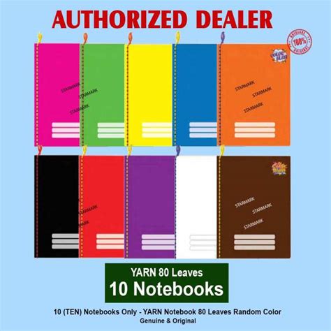 YARN Notebook Notebooks 80 leaves YARN Color Coding Color Blast Note Book Note Books Random ...